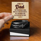 Thank You Dad Mens Cross Bracelet-[Heartfelt Family Gift]