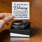 Memorial Mens Cross Bracelet-[Heartfelt Family Gift]