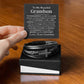 Grandson from Grandma Mens Cross Bracelet-[Heartfelt Family Gift]