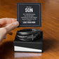 Son Your Smile  Mens Cross Bracelet-[Heartfelt Family Gift]