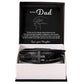 Dad Cross Mens Cross Bracelet-[Heartfelt Family Gift]