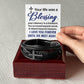 Memorial Mens Cross Bracelet-[Heartfelt Family Gift]