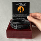 Dad  Men's Cross Bracelet-[Heartfelt Family Gift]