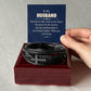 To My Husband - Your Love - Mens Cross Bracelet-[Heartfelt Family Gift]