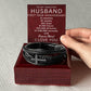 Husband One Year Anniversary Mens Cross Bracelet-[Heartfelt Family Gift]