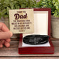 Thank You Dad Mens Cross Bracelet-[Heartfelt Family Gift]