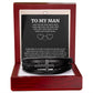 To My Man Forever and Always Mens Cross Bracelet-[Heartfelt Family Gift]