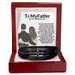 To My Father on My Wedding Day Mens Cross Bracelet-[Heartfelt Family Gift]