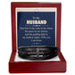 To My Husband - Your Love - Mens Cross Bracelet-[Heartfelt Family Gift]