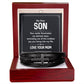 Son Your Smile  Mens Cross Bracelet-[Heartfelt Family Gift]