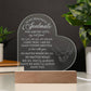 To My Soulmate Heart Engraved Plaque Gift for Wife Girlfriend Husband-[Heartfelt Family Gift]