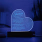 To My Soulmate Heart Engraved Plaque Gift for Wife Girlfriend Husband-[Heartfelt Family Gift]