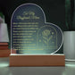 Boyfriends Mom Engraved Acrylic Heart Plaque Gift-[Heartfelt Family Gift]