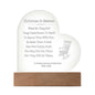 Custom Engraved Memorial Heart Plaque - Personalized Remembrance Gift-[Heartfelt Family Gift]