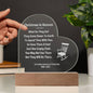 Custom Engraved Memorial Heart Plaque - Personalized Remembrance Gift-[Heartfelt Family Gift]