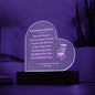 Custom Engraved Memorial Heart Plaque - Personalized Remembrance Gift-[Heartfelt Family Gift]