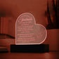 To My Soulmate Heart Engraved Plaque Gift for Wife Girlfriend Husband-[Heartfelt Family Gift]