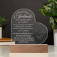 To My Soulmate Heart Engraved Plaque Gift for Wife Girlfriend Husband-[Heartfelt Family Gift]