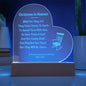 Custom Engraved Memorial Heart Plaque - Personalized Remembrance Gift-[Heartfelt Family Gift]