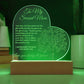 To My Second Mom Engraved Acrylic Plaque-[Heartfelt Family Gift]