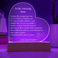 Mom Gift, Mother Daughter Gifts, Mom Heart Acrylic Plaque Gift, Present to My Mom on Mother's Day, Mothers Plaque Engraved-[Heartfelt Family Gift]