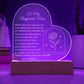 Boyfriends Mom Engraved Acrylic Heart Plaque Gift-[Heartfelt Family Gift]