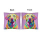Pastel Labrador Retriever Throw Pillow - Available in 5 Sizes - Perfect for Dog Lovers-[Heartfelt Family Gift]