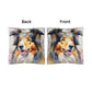 Watercolor Collie Throw Pillow - Available in 5 Sizes  Decorative Home Accent with Delicate Watercolor Design  Perfect for Dog Lovers-[Heartfelt Family Gift]