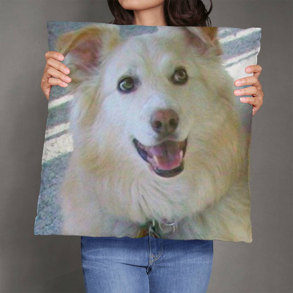 Custom Pet Photo Pillow - 2 Sided Print for Personalized Home Decor-[Heartfelt Family Gift]