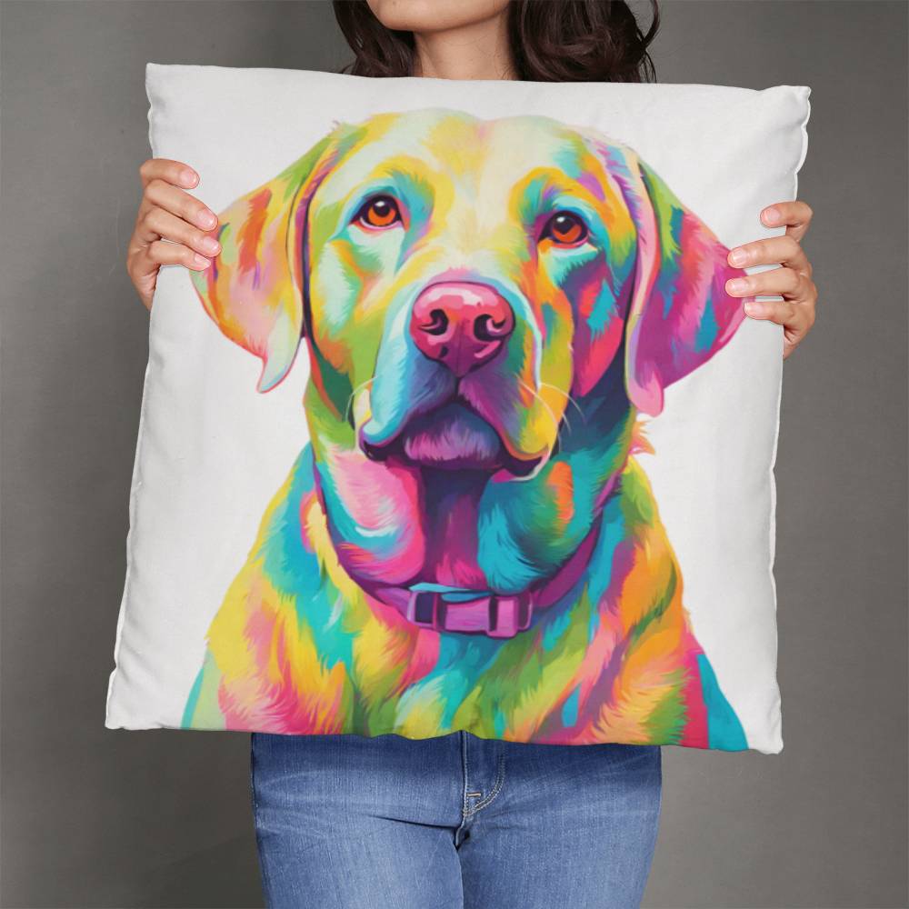 Pastel Labrador Pillow in 5 sizes.-[Heartfelt Family Gift]