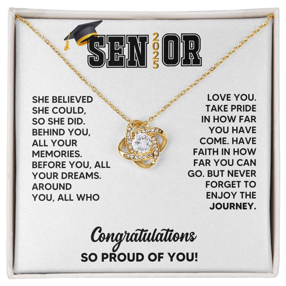 Graduation Necklace - Class of 2025-[Heartfelt Family Gift]