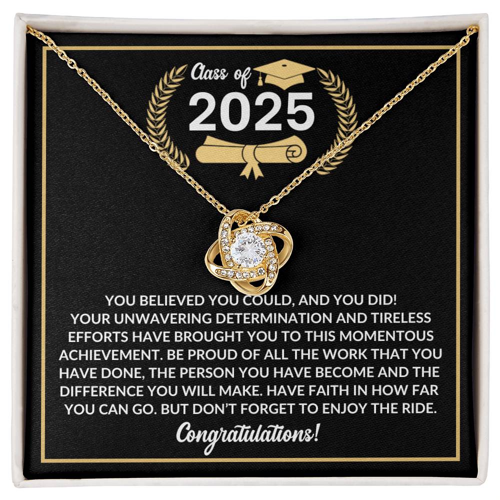 Graduation Necklace - Class of 2025-[Heartfelt Family Gift]