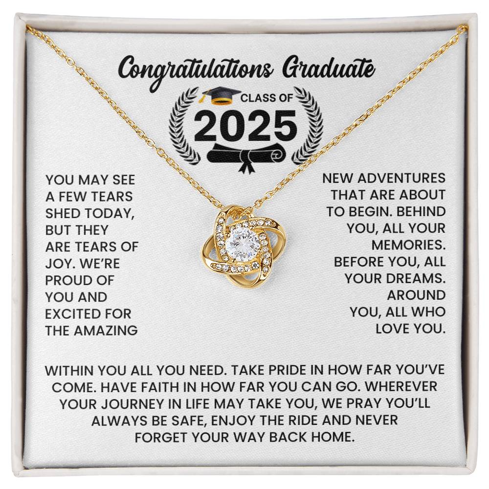 Graduation Necklace - Class of 2025-[Heartfelt Family Gift]