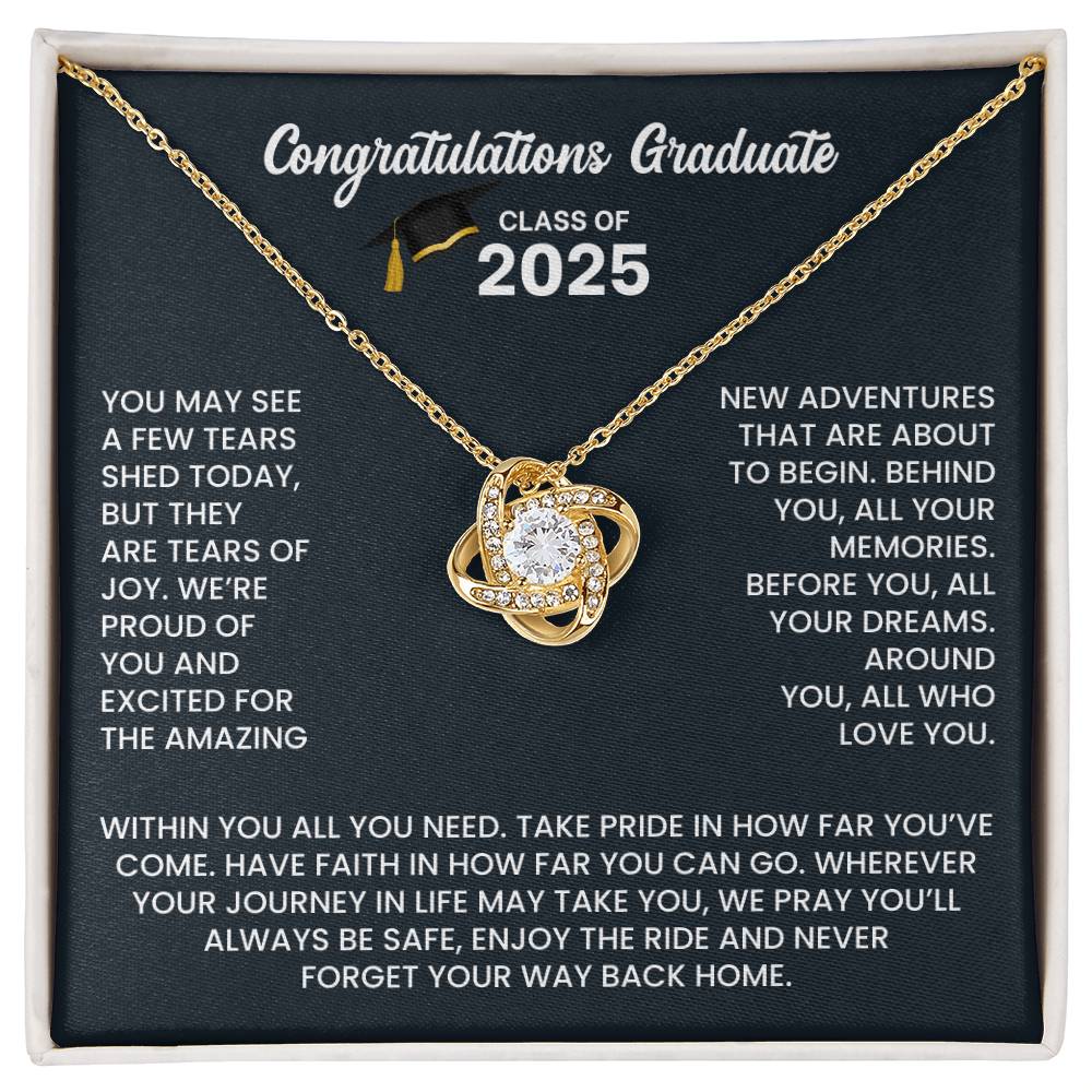 Graduation Necklace - Class of 2025-[Heartfelt Family Gift]