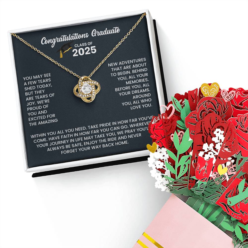 Graduation Necklace - Class of 2025-[Heartfelt Family Gift]