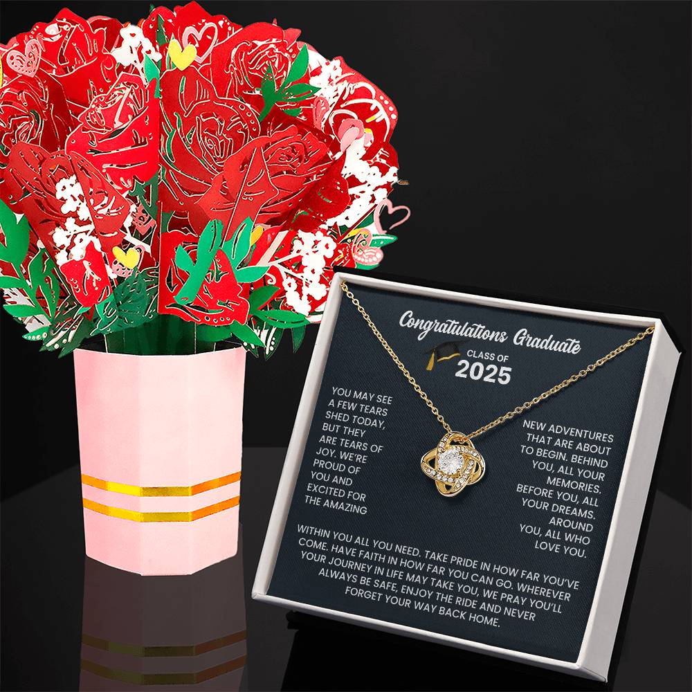 Graduation Necklace - Class of 2025-[Heartfelt Family Gift]