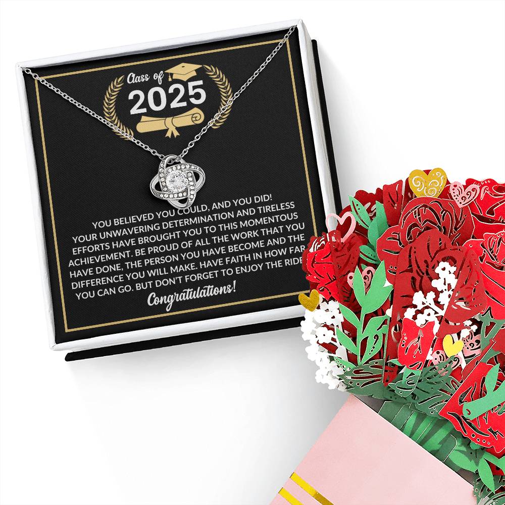 Graduation Necklace - Class of 2025-[Heartfelt Family Gift]