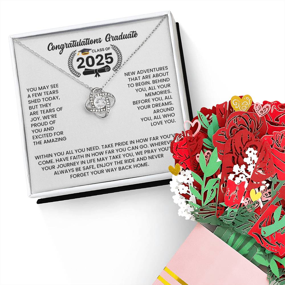 Graduation Necklace - Class of 2025-[Heartfelt Family Gift]
