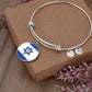 Prayers for Isreal  Engraved Bangle Bracelet-[Heartfelt Family Gift]