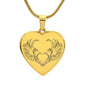 Memorial Necklace Engraved Heart Necklace-[Heartfelt Family Gift]