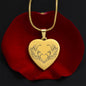 Memorial Necklace Engraved Heart Necklace-[Heartfelt Family Gift]