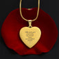 Daughter Heart Necklace-[Heartfelt Family Gift]