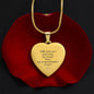 Granddaughter Heart Necklace-[Heartfelt Family Gift]