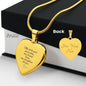 Daughter Heart Necklace-[Heartfelt Family Gift]