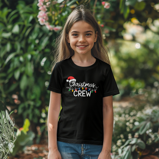Christmas Crew Youth Holiday Lights T-shirt