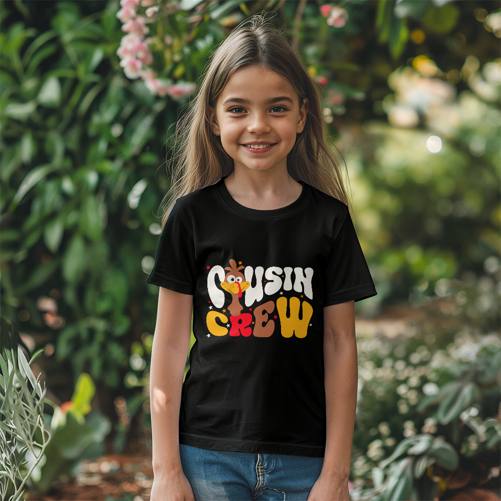 Cousin Crew Youth Thanksgiving T-shirt