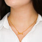 To My Wife Love Necklace