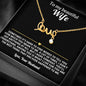To My Wife Love Necklace