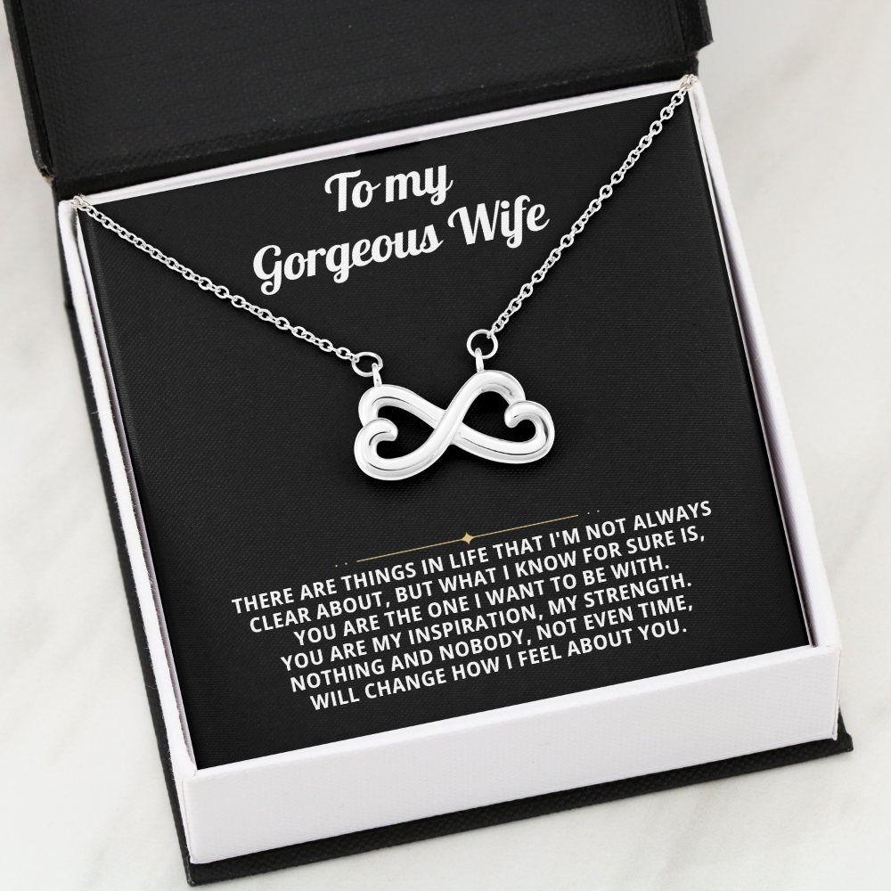 To My Wife Endless Love Necklace Gift