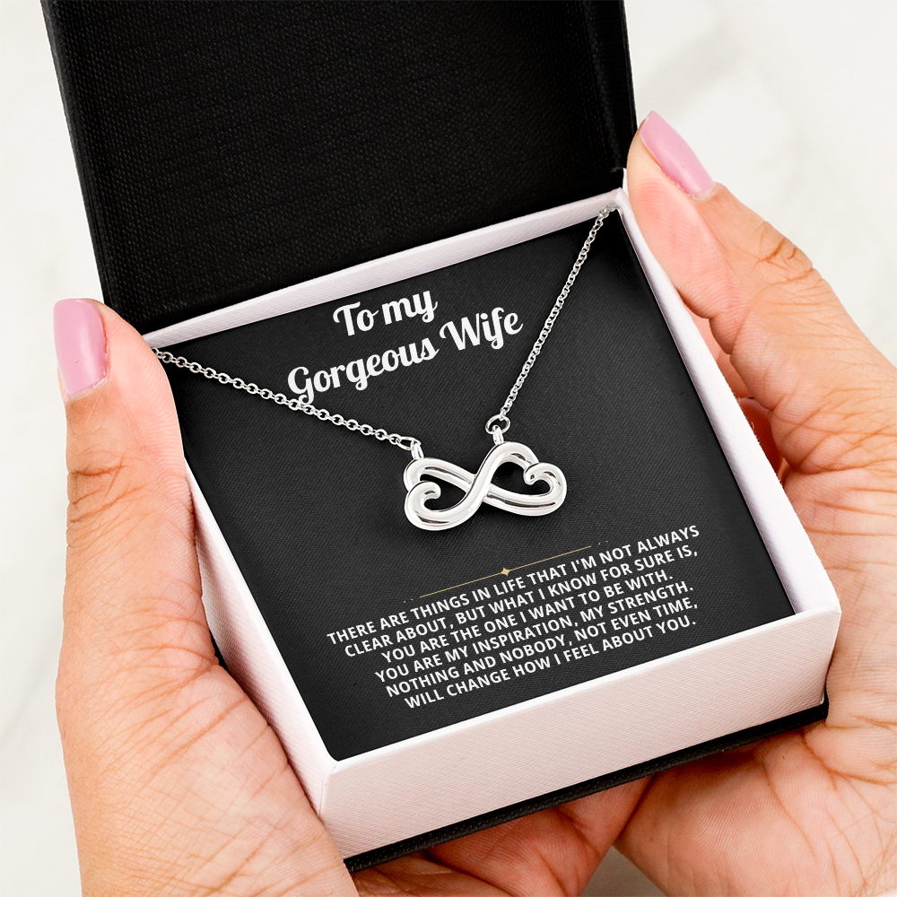 To My Wife Endless Love Necklace Gift
